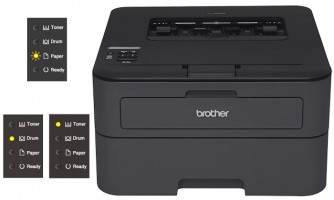 How to reset drum and toner Brother HL-2321D printer