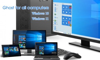 Instructions to create a versatile Windows 10, 11 ghost for all computers