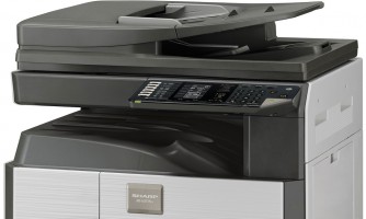 Instructions for setting up printing and scanning via network for Sharp AR-6031NV copier