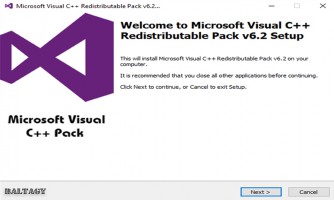 Microsoft Visual C++ 2005 - 2022 Redistributable pack V6.2